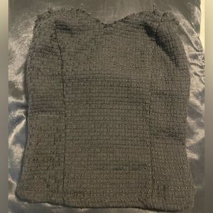 Heart shaped knitted corset